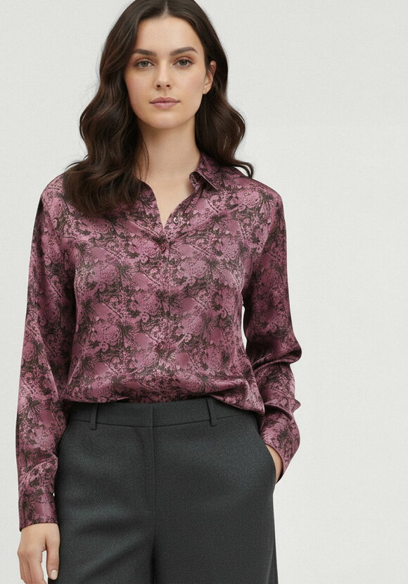 Блуза с жаккардовым узором шир.  580, рис. 19