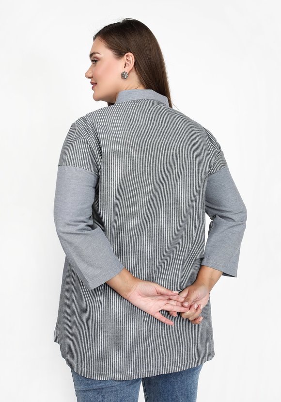 Блуза Яркость жизни шир.  580, рис. 6