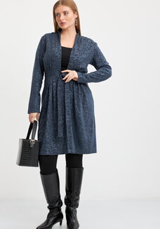 Кардиган с притачным поясом