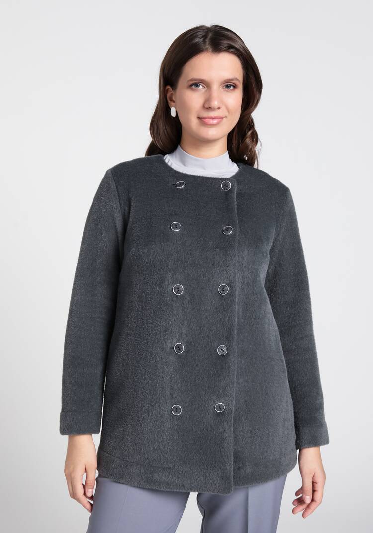 Пиджак двубортный утепленный Стейси шир.  750, рис. 20