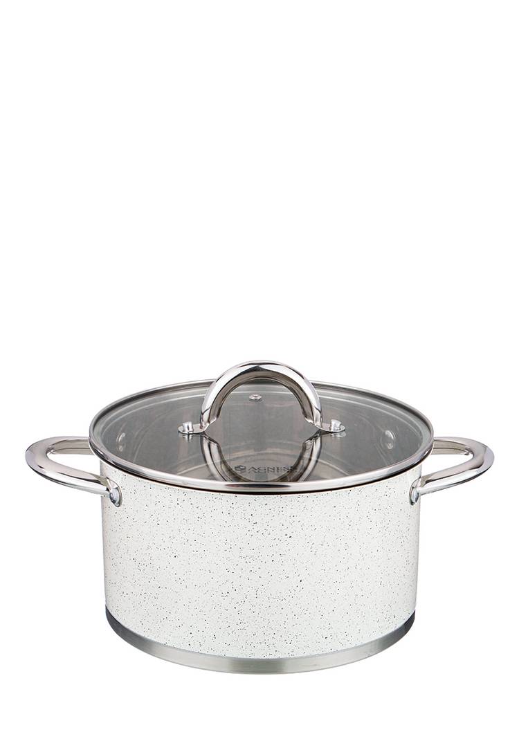 Кастрюля со стеклянной крышкой серия Мрамор шир.  750, рис. 10