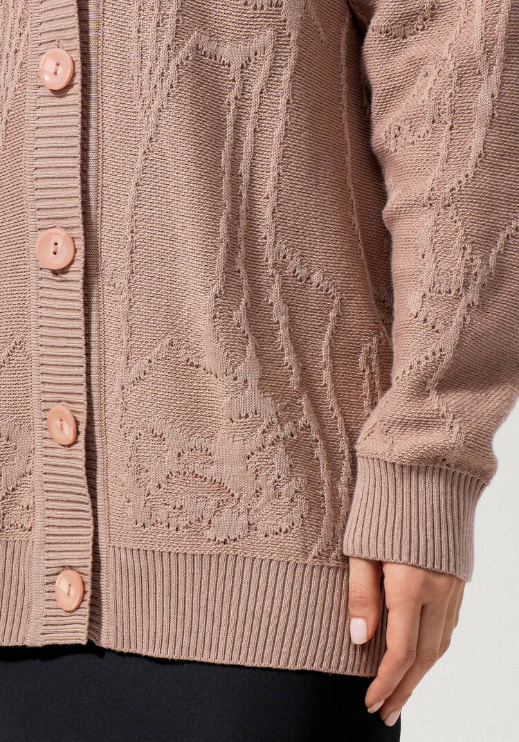 Кардиган удлиненный с абстрактным рисунком шир.  750, рис. 14