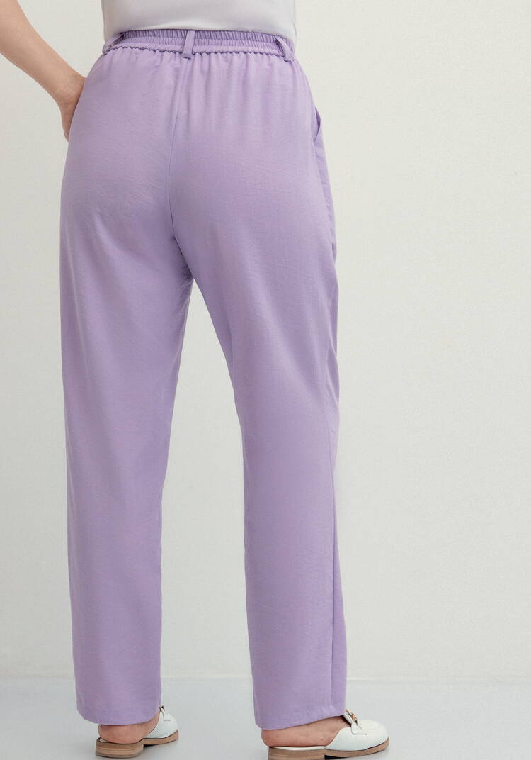 Брюки прямого кроя на резинке по поясу шир.  750, рис. 3