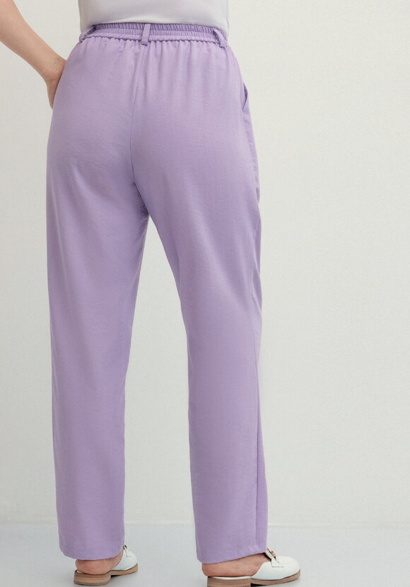 Брюки прямого кроя на резинке по поясу шир.  580, рис. 3