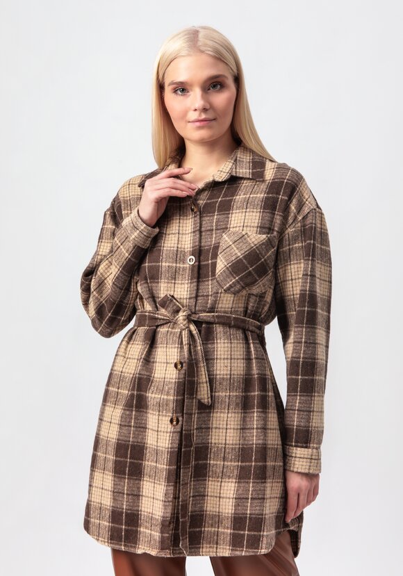 Рубашка удлиненная с поясом шир.  580, рис. 1