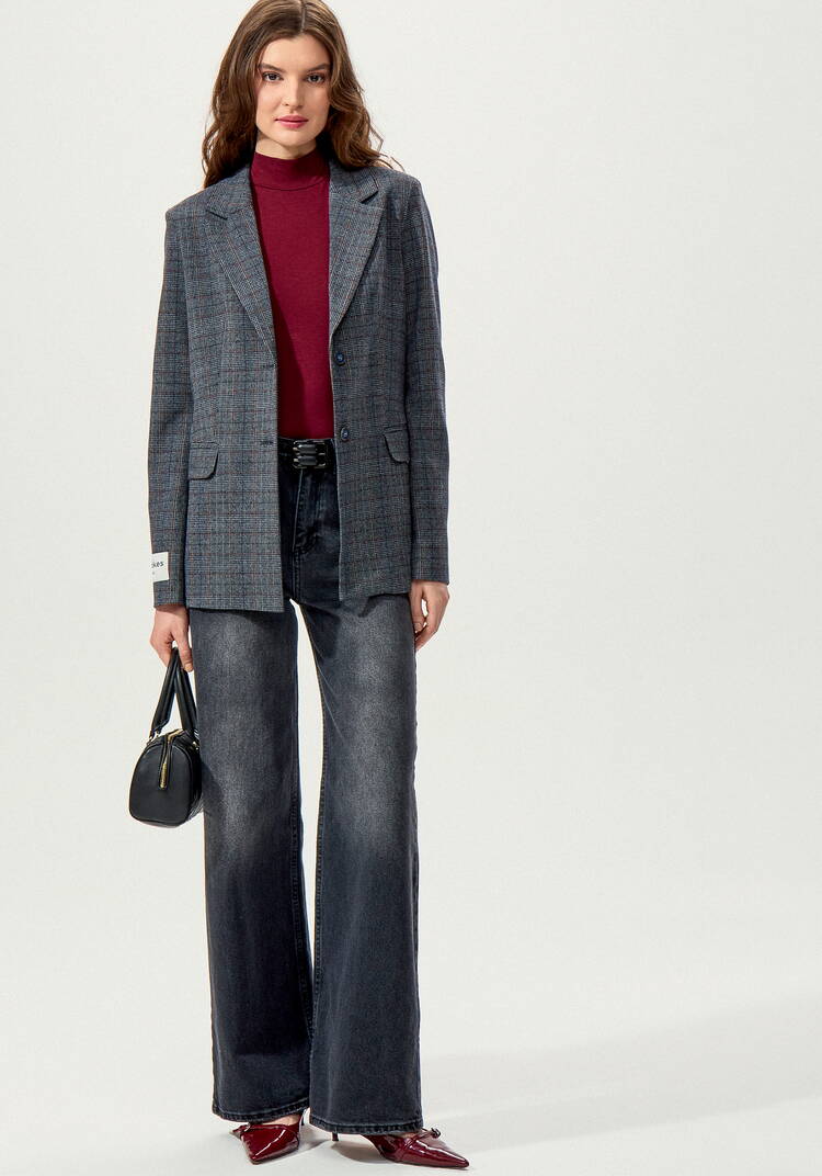 Джинсы широкие прямого кроя шир.  750, рис. 14