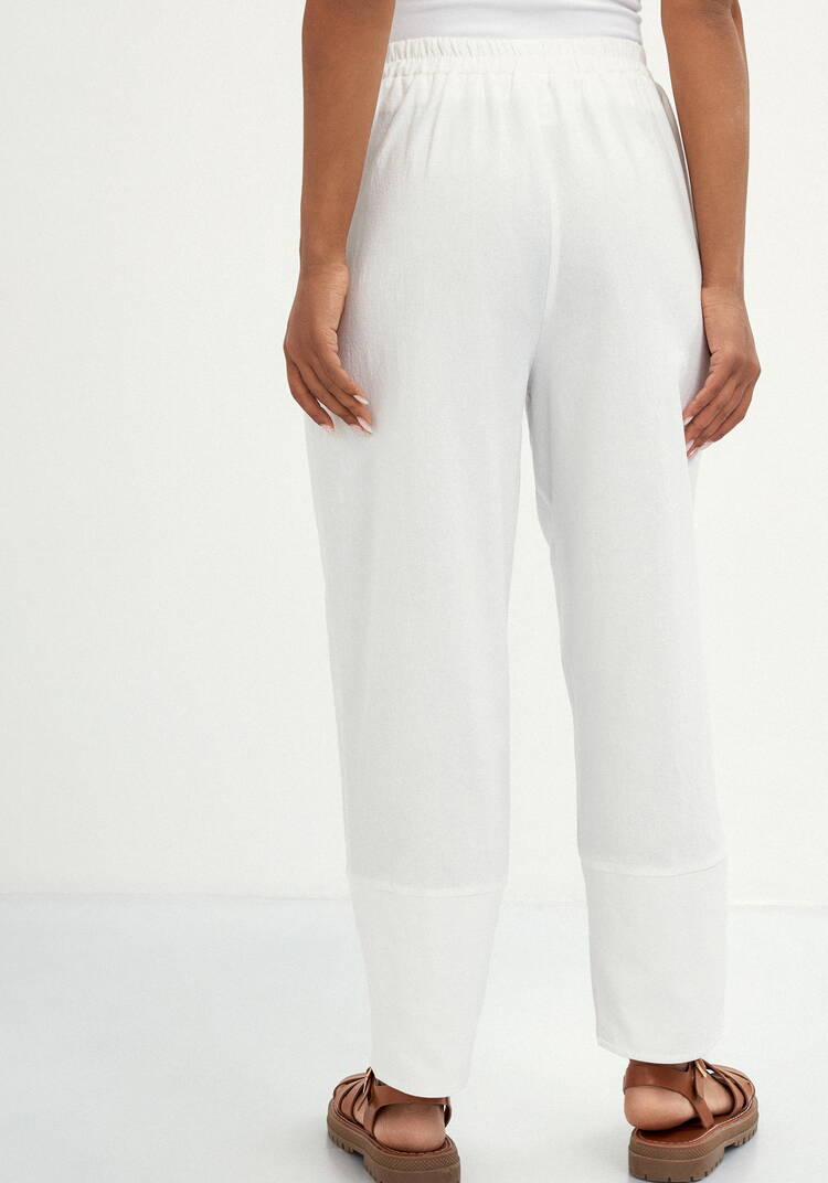 Брюки-тюльпан на резинке шир.  750, рис. 3