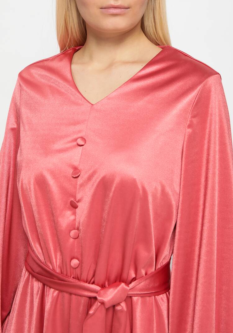 Платье с резинкой на талии и поясом шир.  750, рис. 5