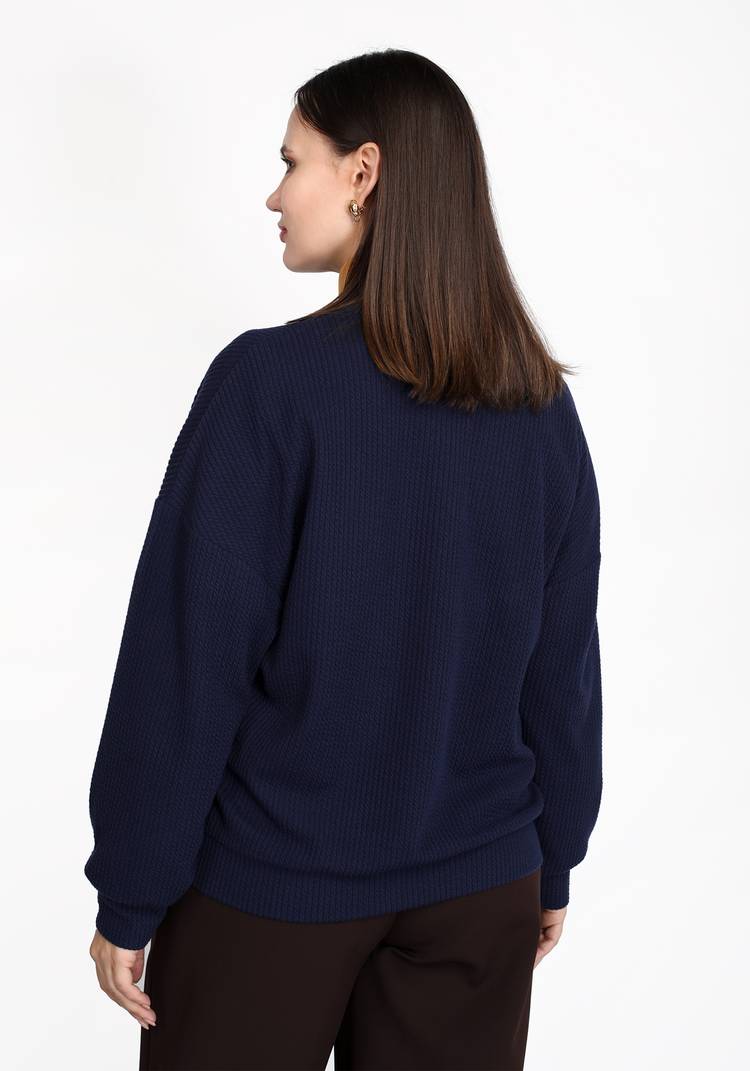 Кардиган на пуговицах с V-образной горловиной шир.  750, рис. 6