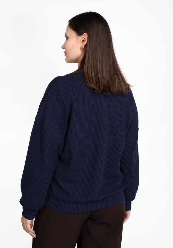 Кардиган на пуговицах с V-образной горловиной шир.  580, рис. 6