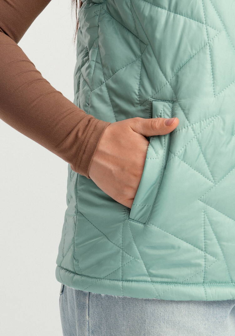 Жилет двусторонний стеганый шир.  750, рис. 30