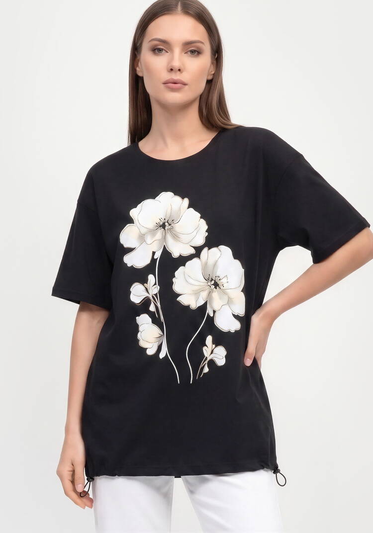 Футболка Цветочное настроение шир.  750, рис. 9