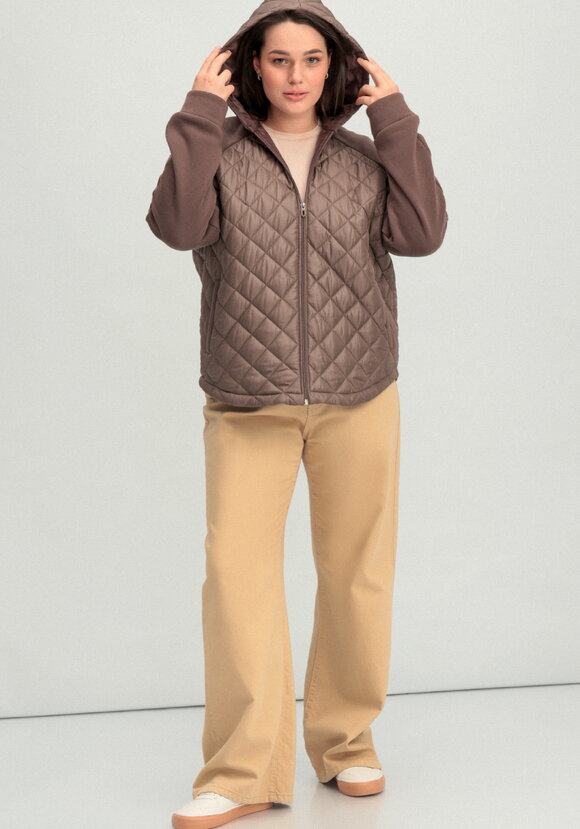 Толстовка с капюшоном и стежкой шир.  580, рис. 27