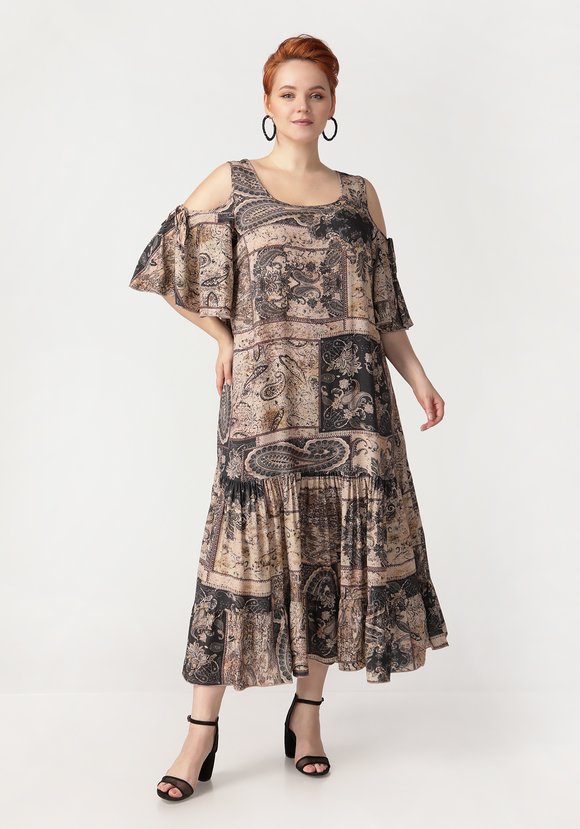 Платье Летний комфорт шир.  580, рис. 1