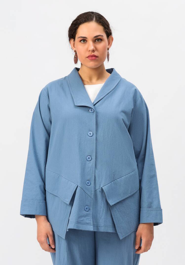 Пиджак оригинального кроя шир.  750, рис. 32