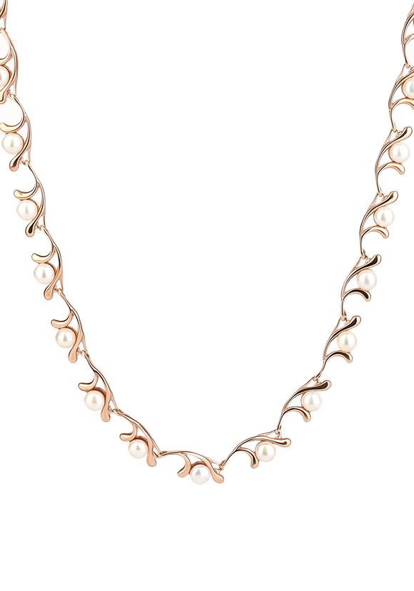 Колье серебряное Элена шир.  580, рис. 1