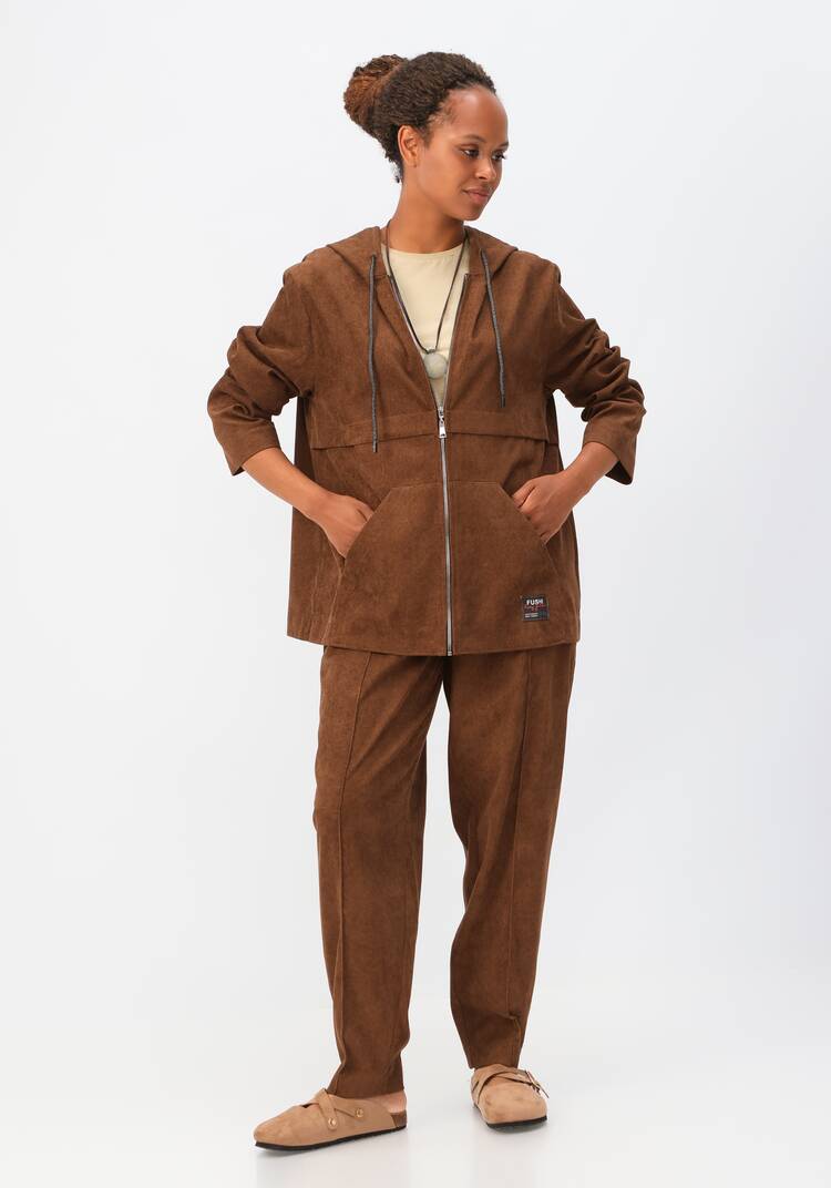 Куртка вельветовая с капюшоном шир.  750, рис. 25