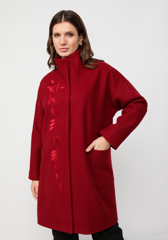 Пальто с вышивкой шир.  580, рис. 16