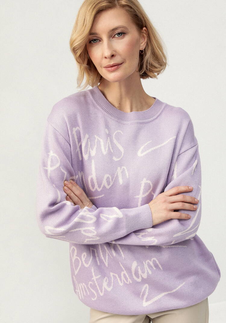 Туника с принтом леттеринг шир.  750, рис. 10