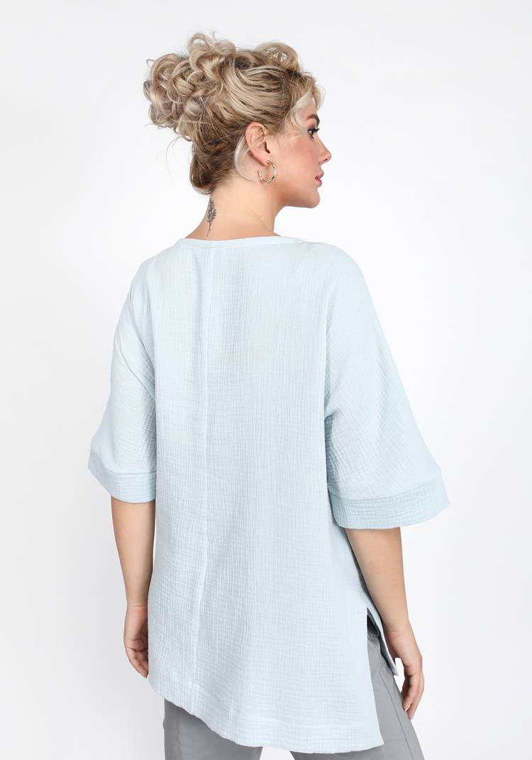 Блуза с карманами на молнии шир.  750, рис. 7