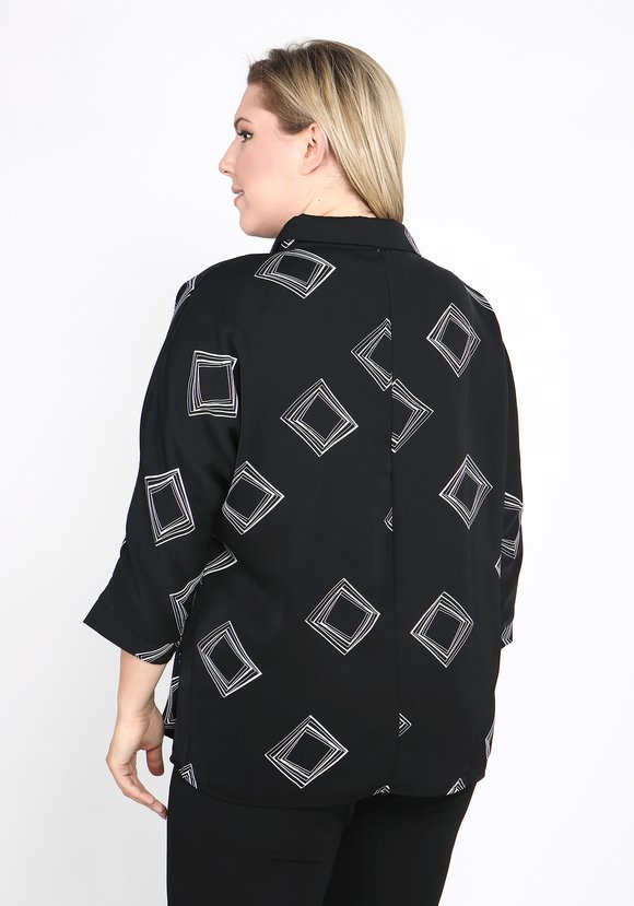 Блуза Обворожительная незнакомка шир.  580, рис. 15