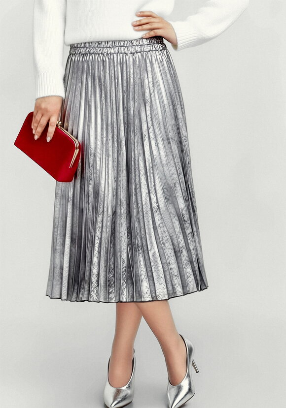 Юбка гофре с блестящим напылением шир.  580, рис. 10