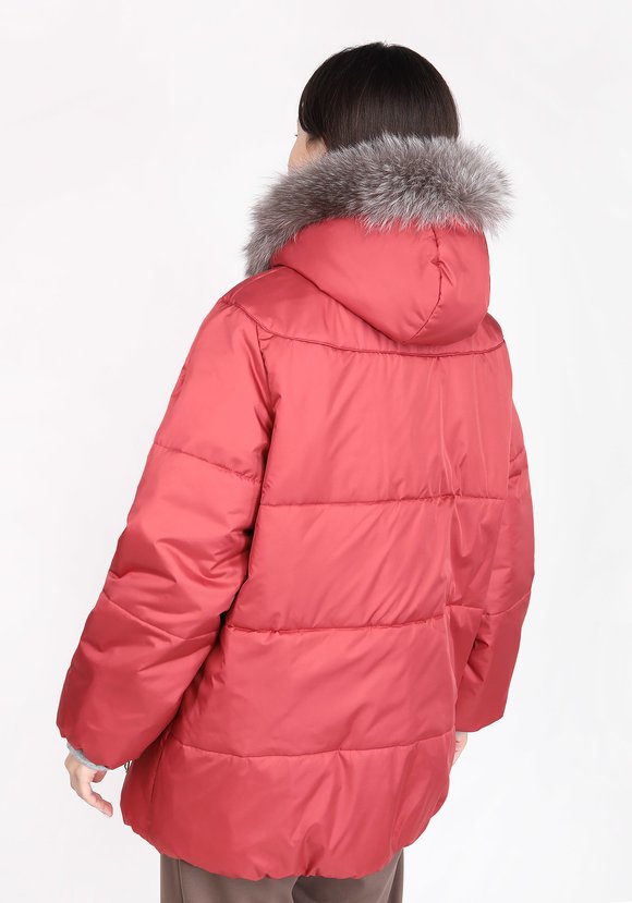 Куртка со съемным мехом на капюшоне шир.  580, рис. 10