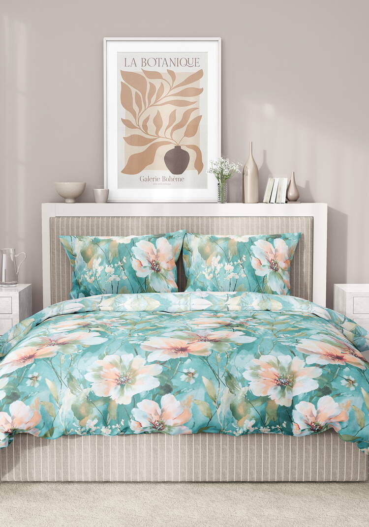 КПБ бязь Цветочная рапсодия шир.  750, рис. 16