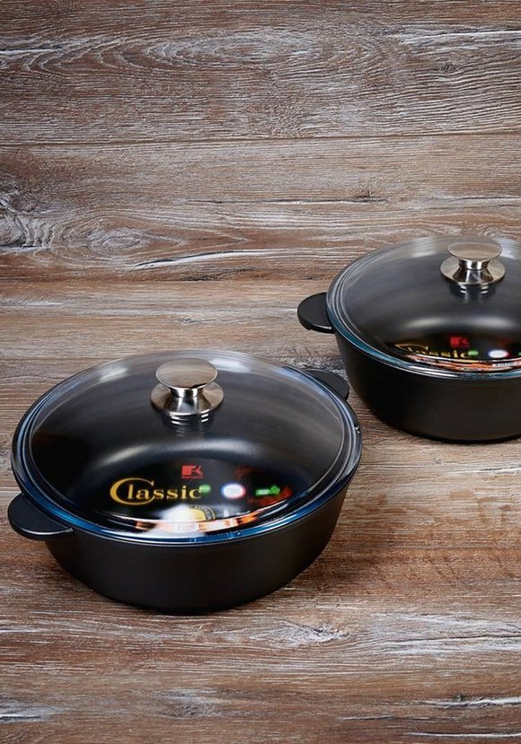 Renard Жаровня  со стеклянной крышкой Classic шир.  580, рис. 2