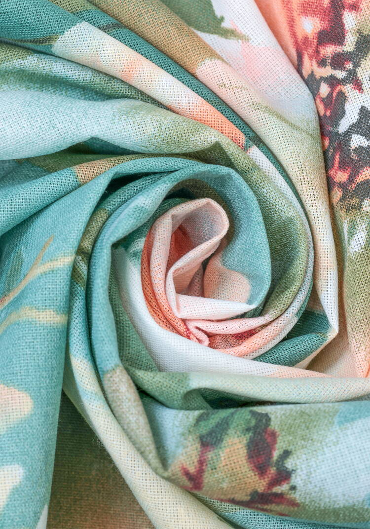 КПБ бязь Цветочная рапсодия шир.  750, рис. 19