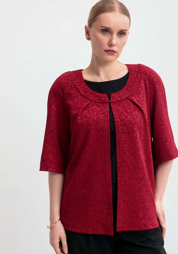 Жакет из жаккарда Лаура шир.  580, рис. 1