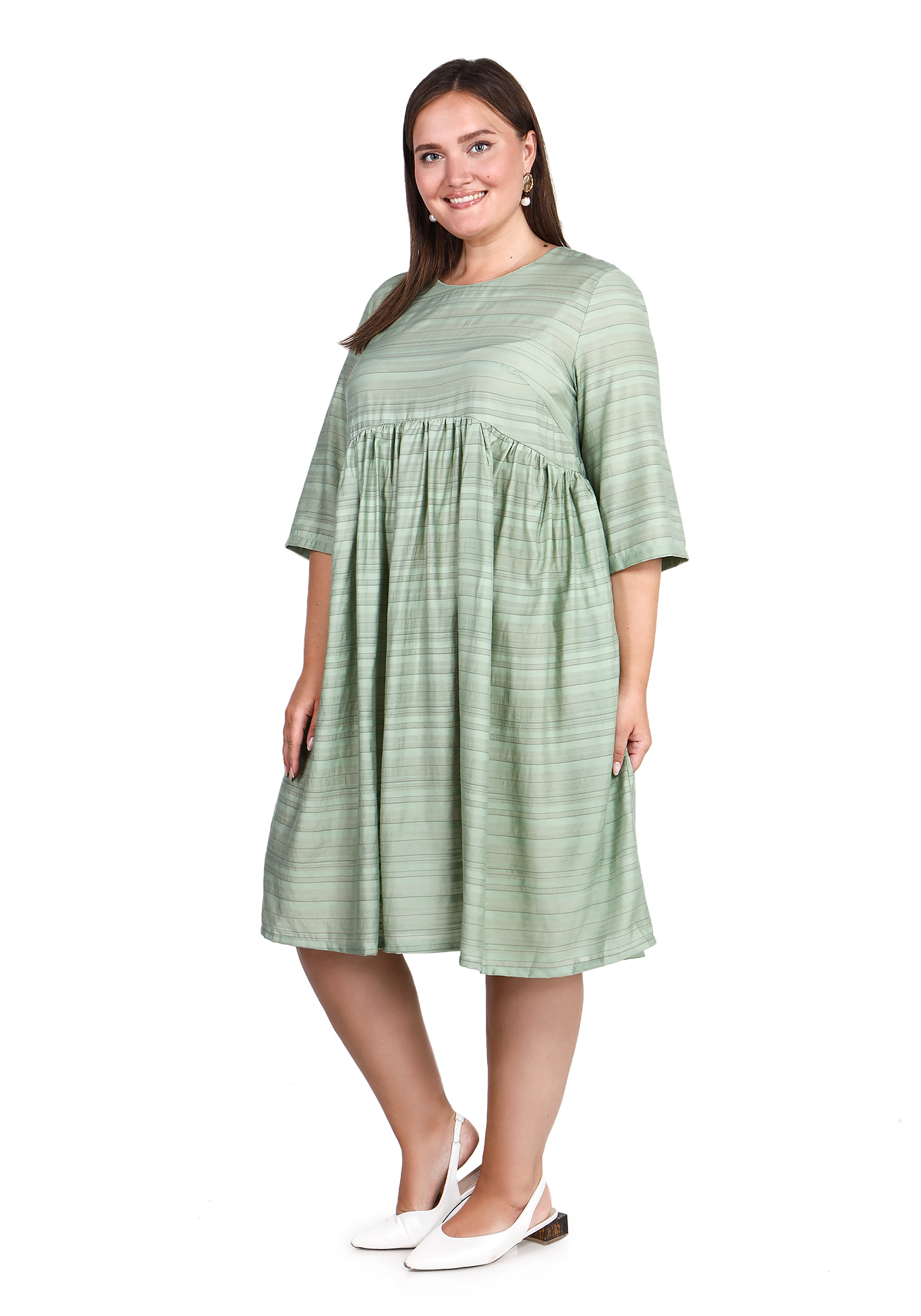 Платье "Сердечная встреча", размер 48, цвет бежевый - фото 6