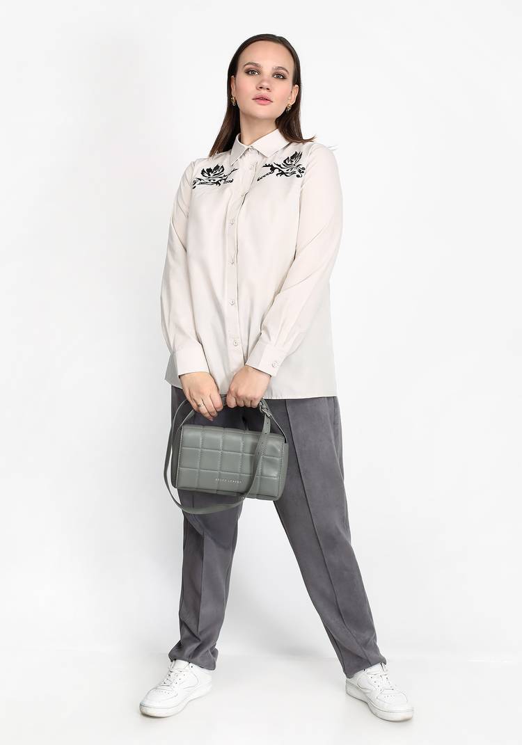 Рубашка Цветочный элемент шир.  750, рис. 7