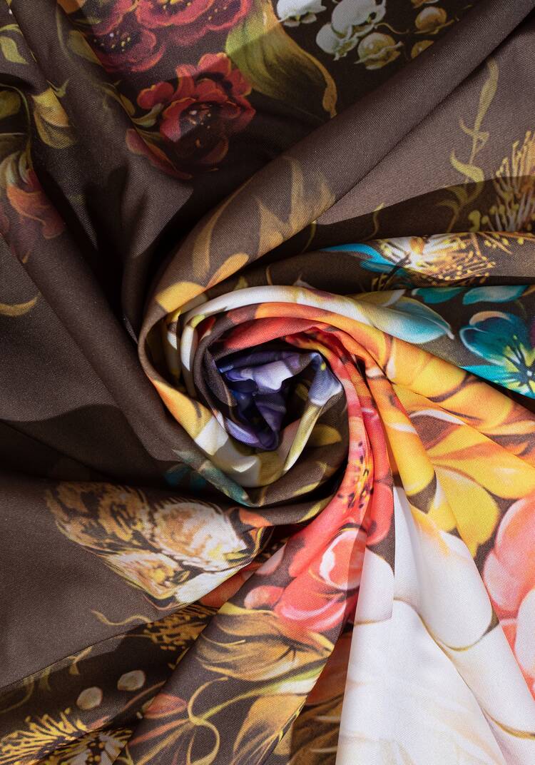 Фотошторы Цветочный мотив + тюль в подарок шир.  750, рис. 20