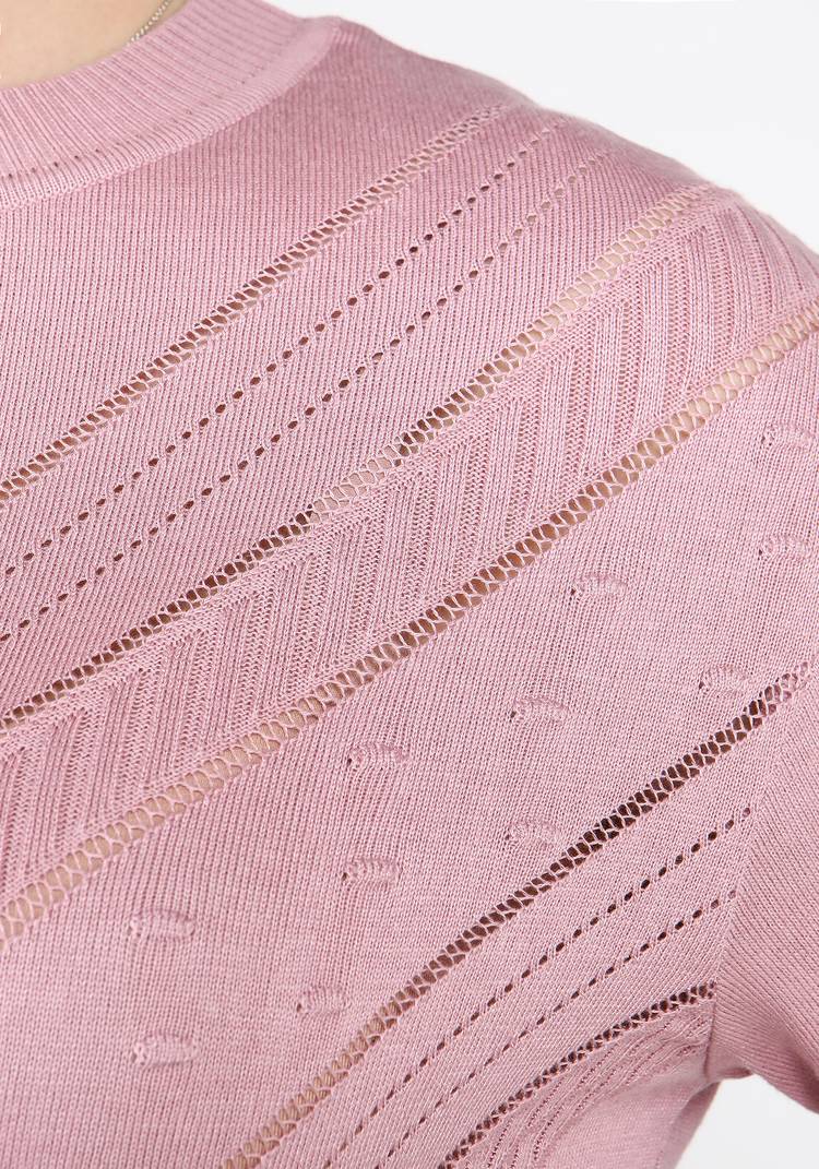 Джемпер ажурный со спущенным рукавом шир.  750, рис. 16