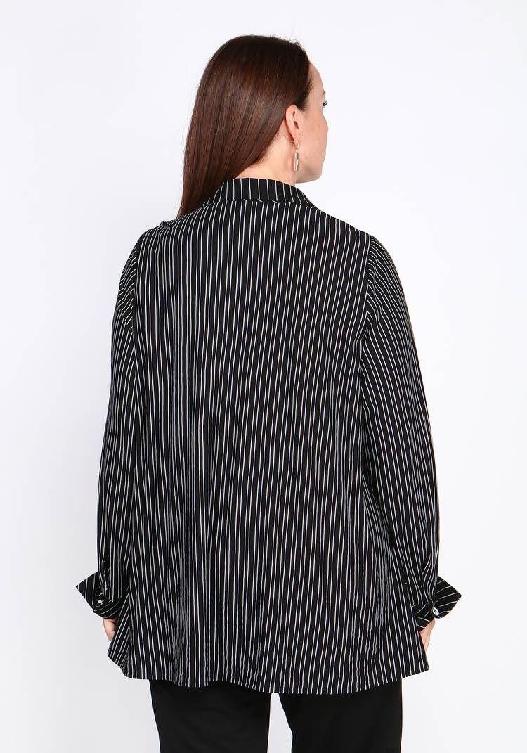 Туника асимметричного кроя на пуговицах шир.  750, рис. 7