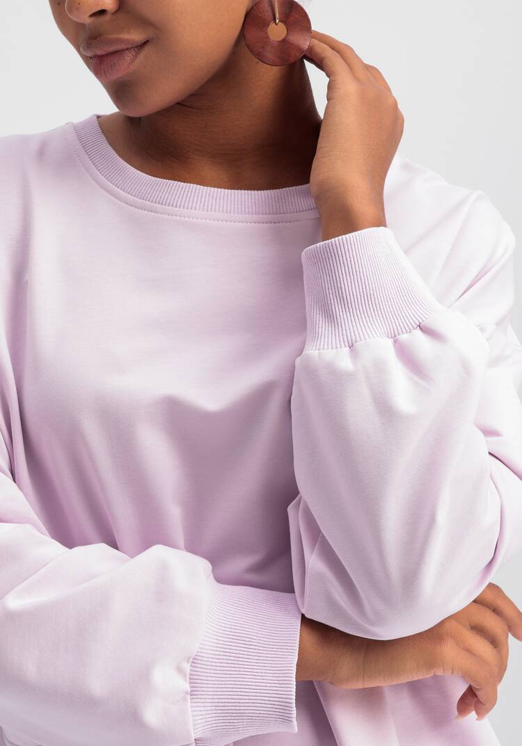 Свитшот свободного кроя с накладным карманом шир.  750, рис. 6