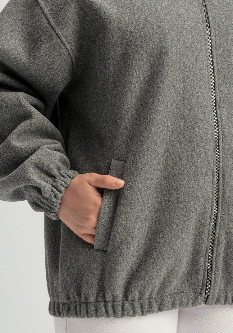 Бомбер свободного кроя на молнии шир.  750, рис. 7