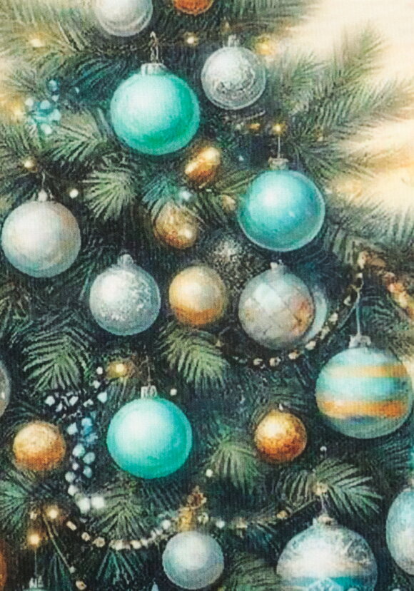 Наволочка декоративная Новый год, 2 шт. шир.  580, рис. 10