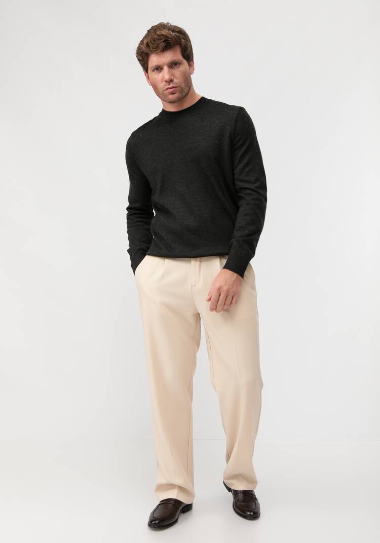 Джемпер классический с длинным рукавом шир.  750, рис. 30