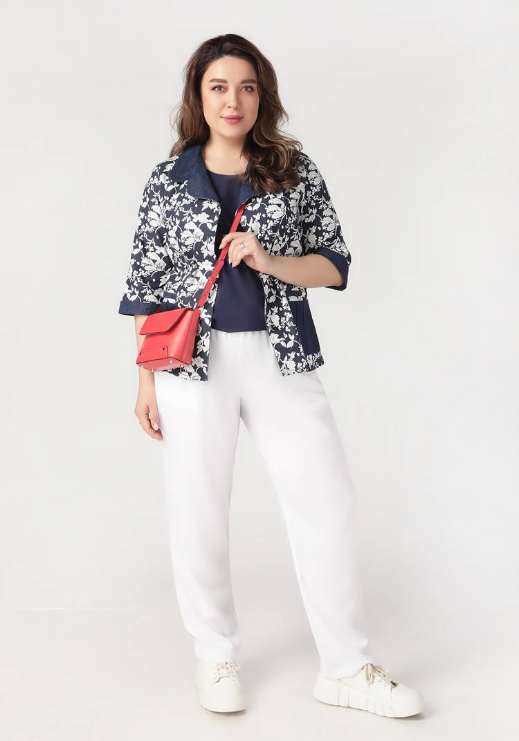 Жакет Цветочное настроение шир.  750, рис. 3