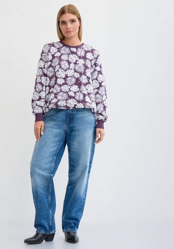 Туника пушистая с принтом шир.  580, рис. 19