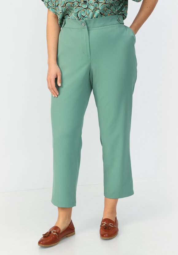 Брюки с декоративными хлястиками шир.  580, рис. 7