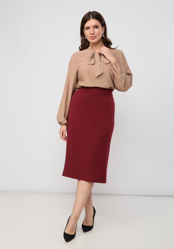 Юбка классическая прямая шир.  580, рис. 2