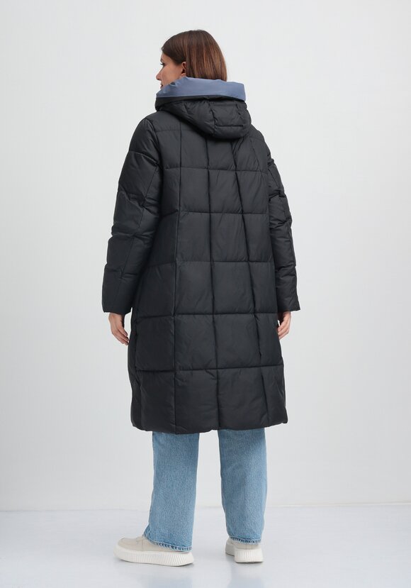 Пуховик с асимметричной молнией шир.  580, рис. 13