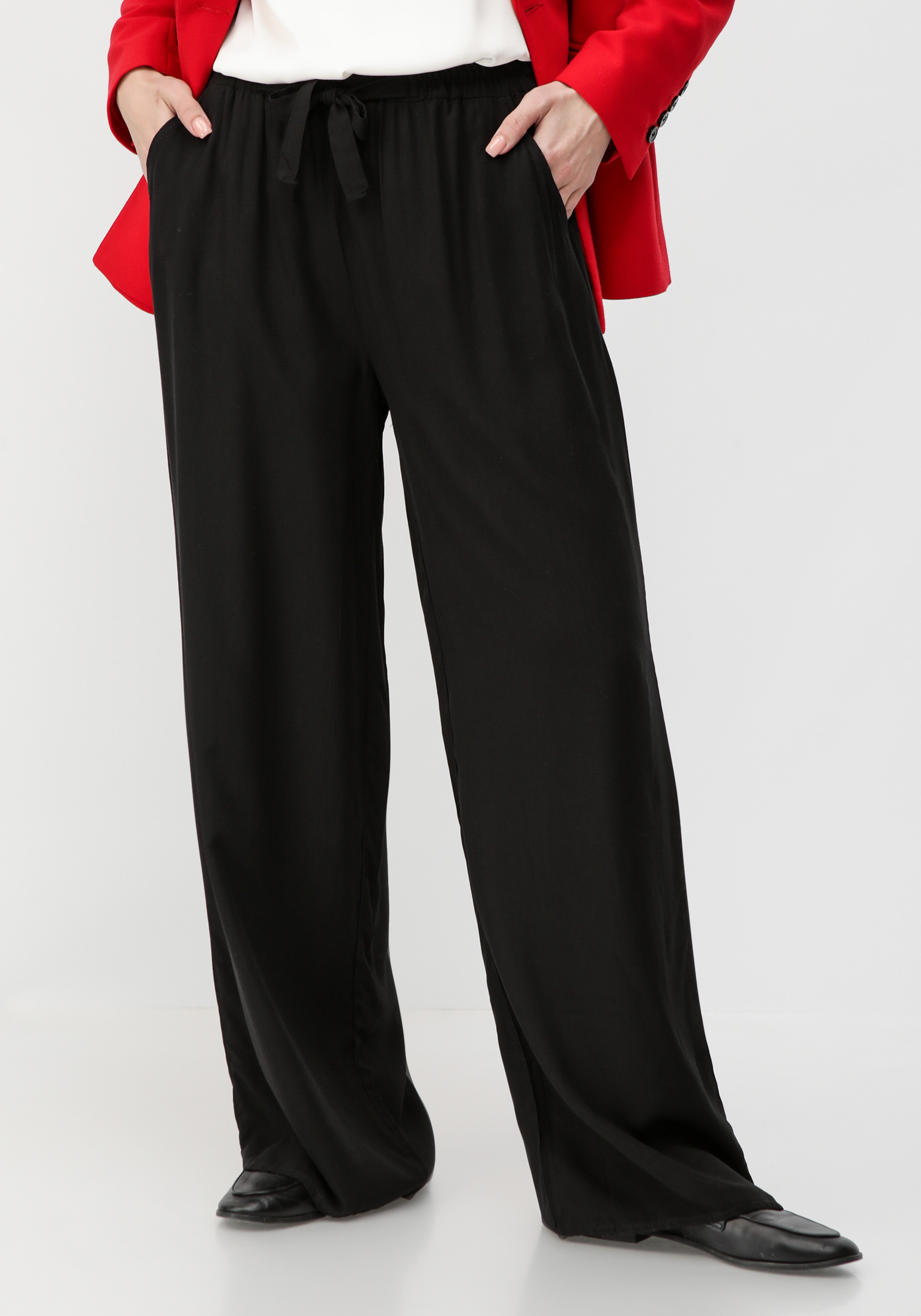 

Брюки от бедра свободные на резинке, Зеленый