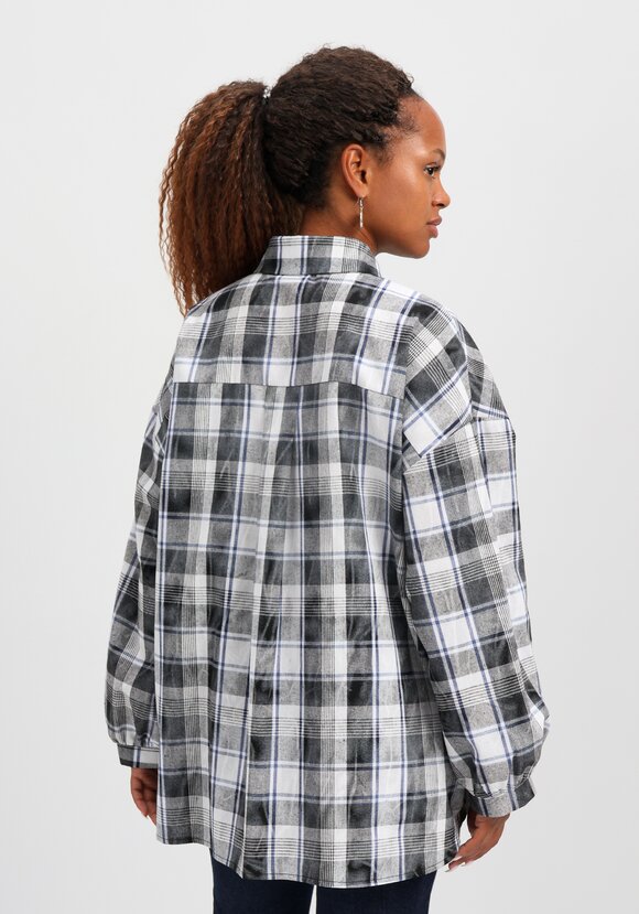 Рубашка в клетку свободного кроя шир.  580, рис. 11