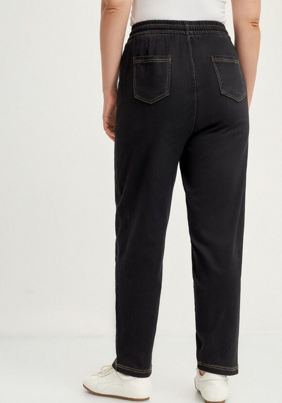 Брюки бананы с миниатюрной вышивкой шир.  580, рис. 12