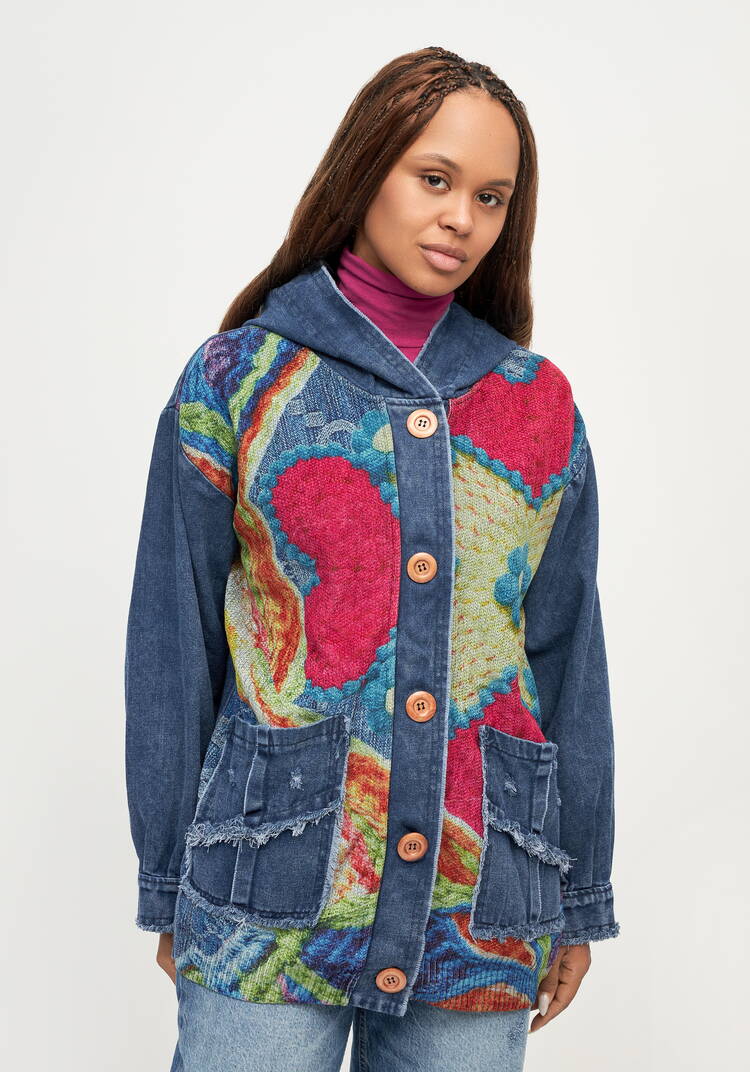 Джинсовая куртка Эшли шир.  750, рис. 11