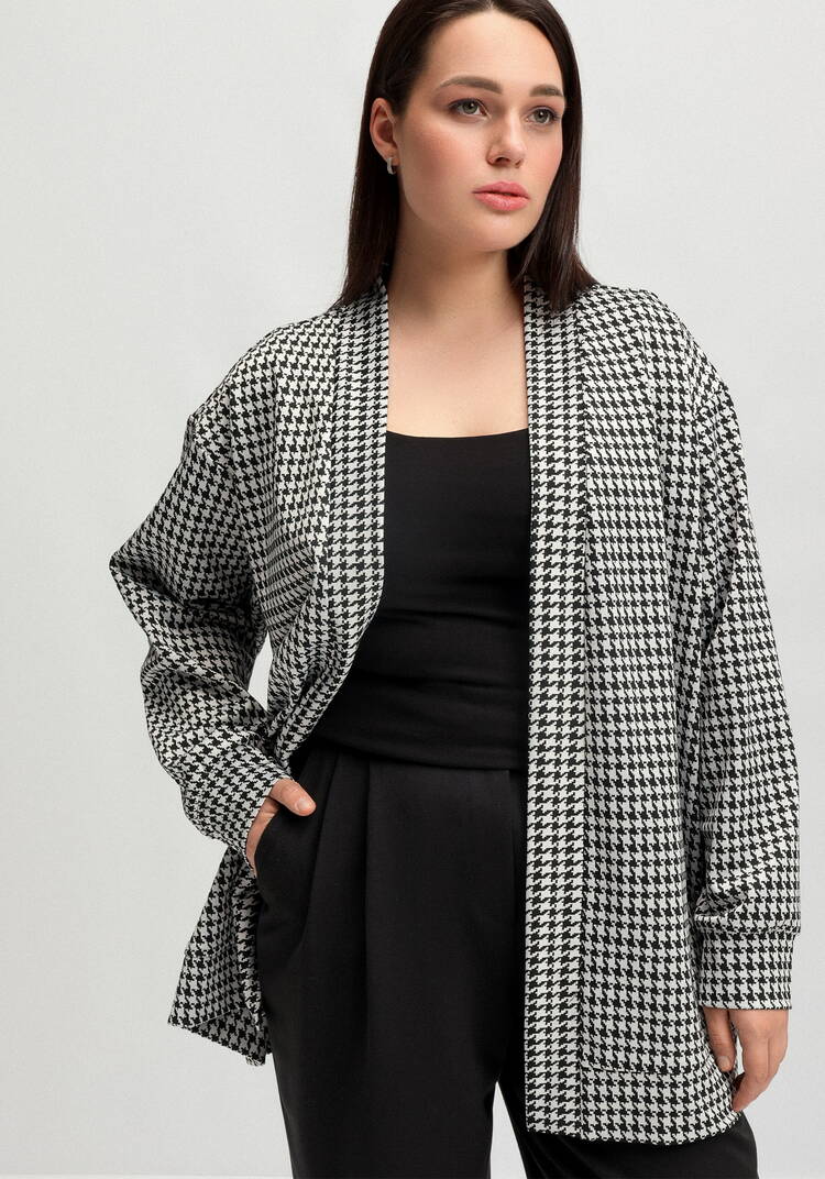 Кардиган-накидка свободного кроя шир.  750, рис. 9